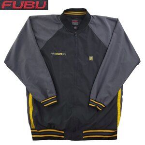 FUBU Athletic Vintage Track Jacket Embroider Full Zip Hip Hop Y2K Oversize Large